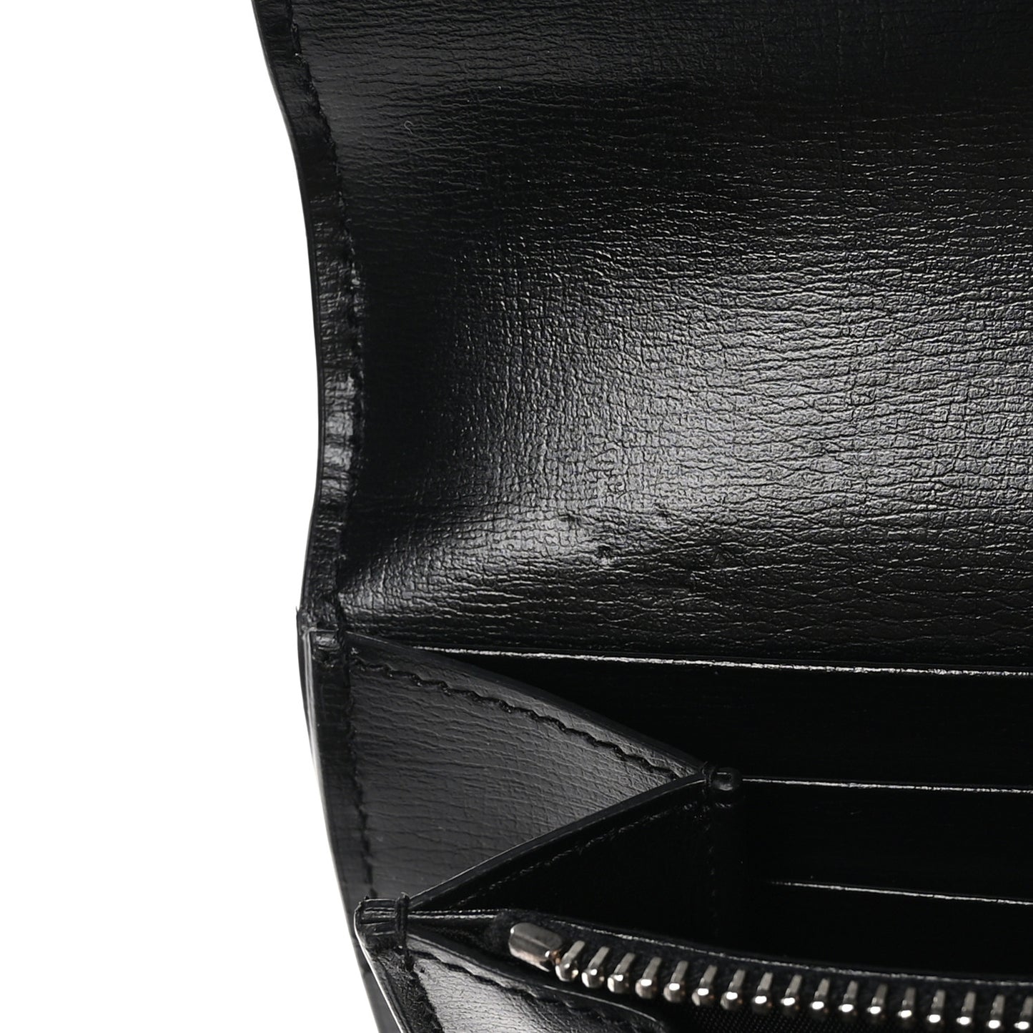 Smooth Calfskin Classic Monogram Cassandre Wallet Black