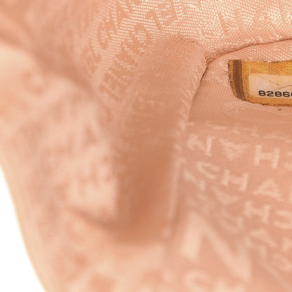 Chanel Silk Lambskin Coco Mademoiselle Scarf Flap Bag Beige 7 of 11