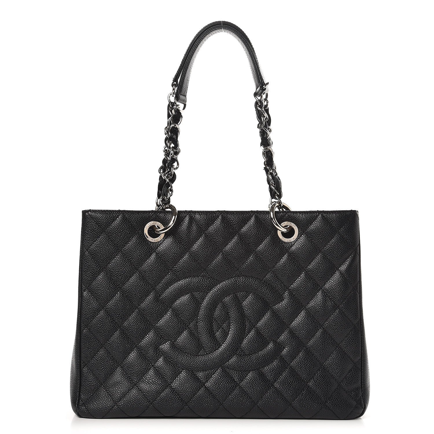 Chanel Caviar Quilted Grand Shopping Tote GST Black 1 of 10
