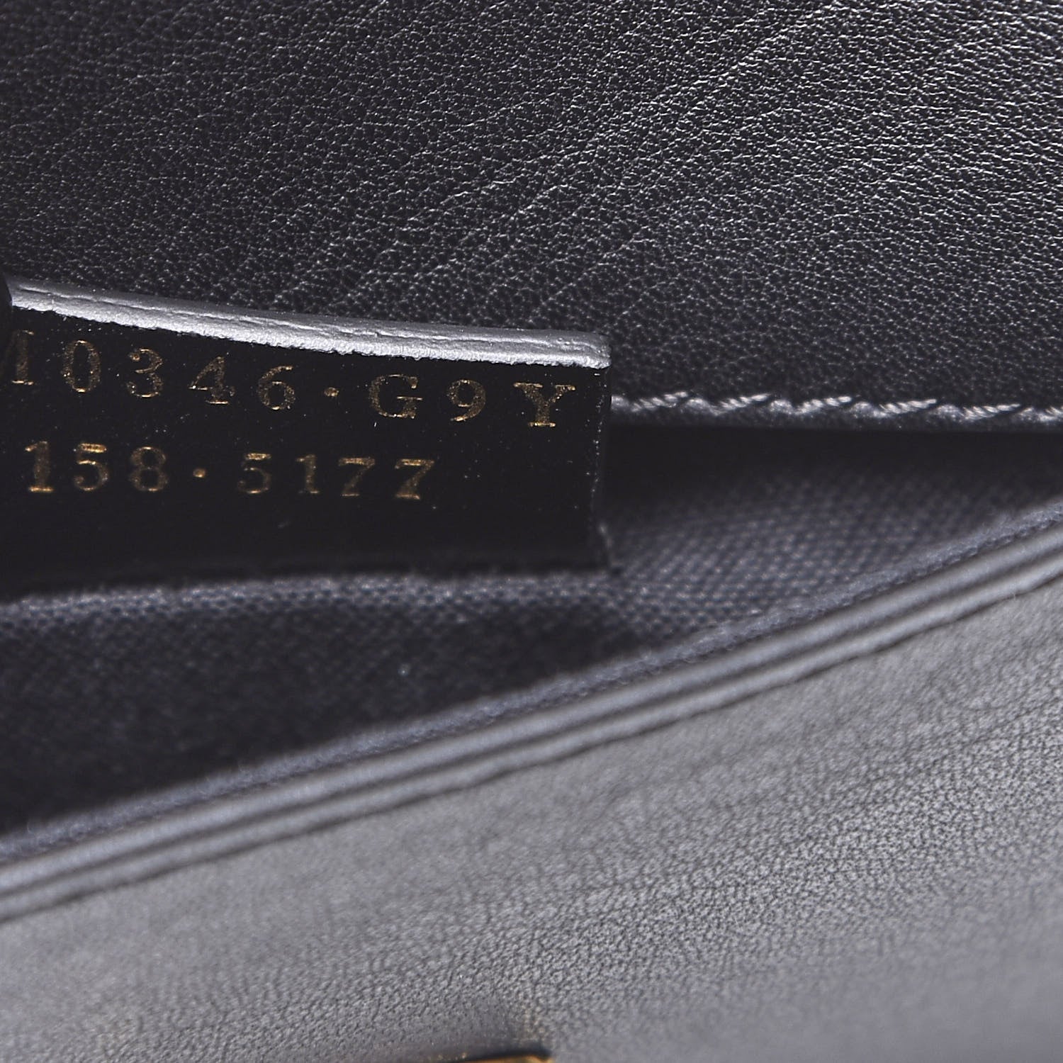Fendi Vitello Flamingo Tube Wallet on Chain Black 6 of 9