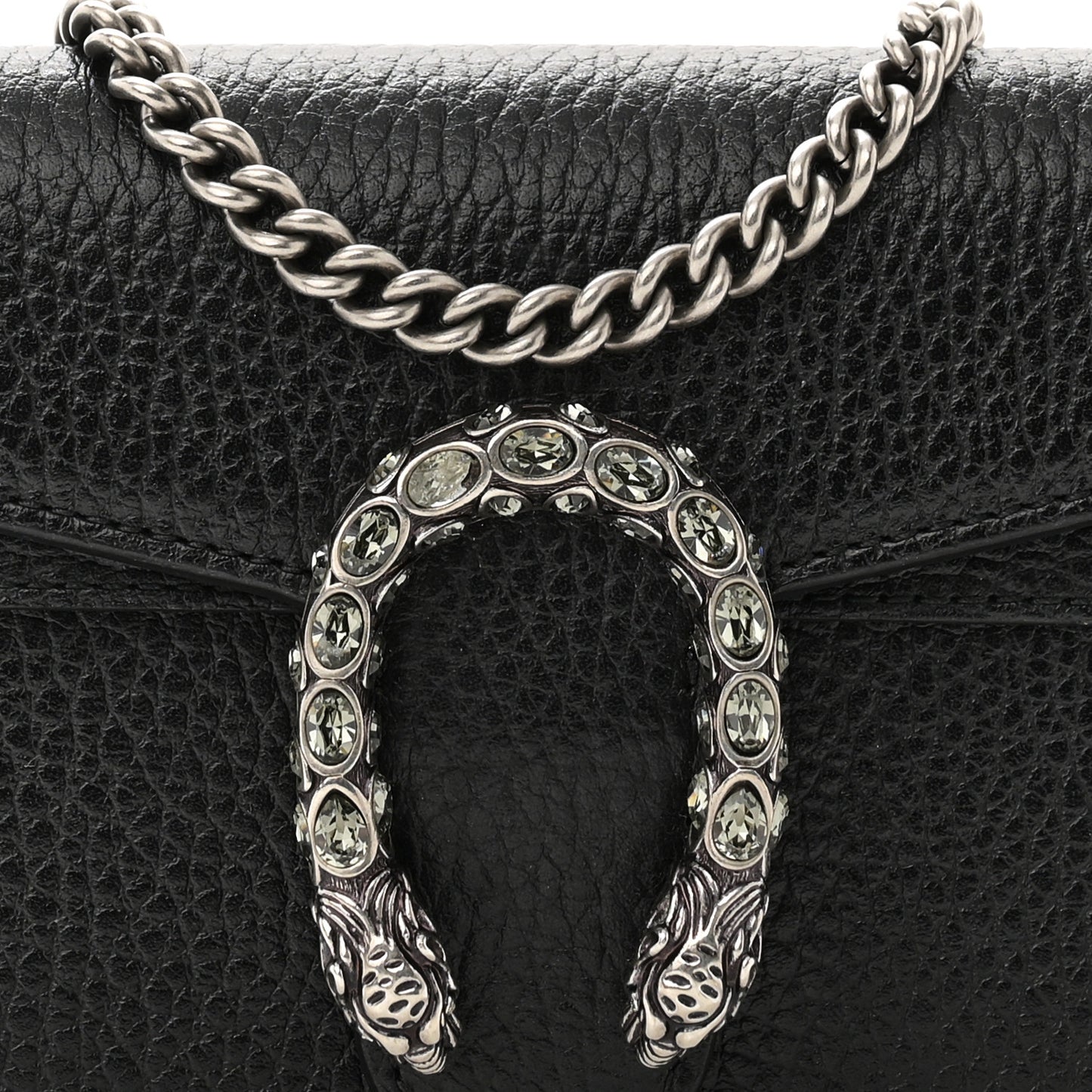 Calfskin Super Mini Dionysus Shoulder Bag Black