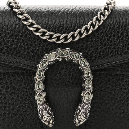 Gucci Calfskin Super Mini Dionysus Shoulder Bag Black 7 of 11