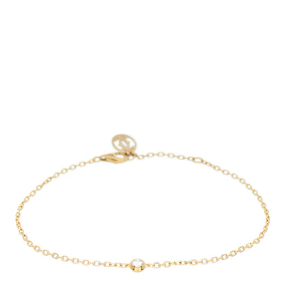 Cartier 18K Yellow Gold Diamond SM D'Amour Bracelet 1 of 4