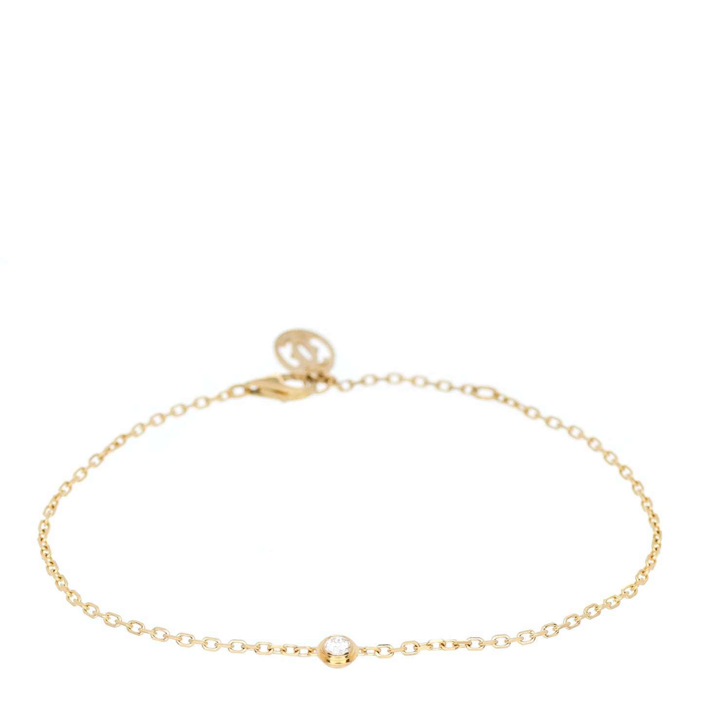 18K Yellow Gold Diamond SM D'Amour Bracelet