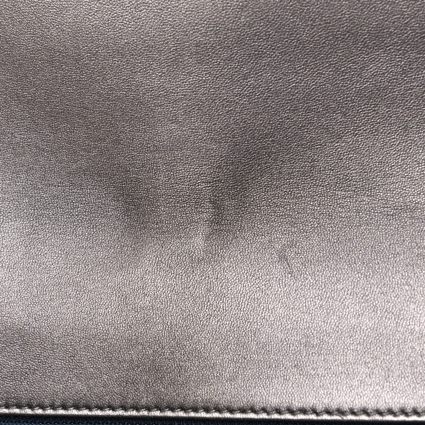 Lambskin Embossed New Medium Boy Cube Flap Grey