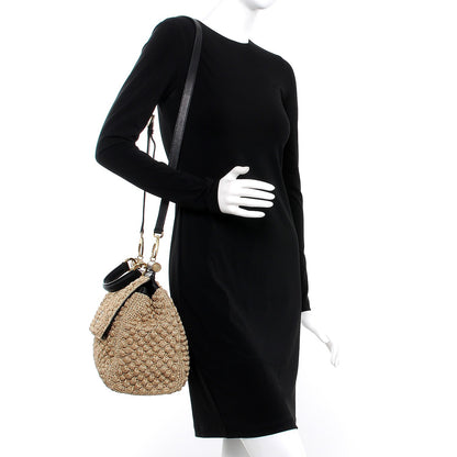 Dolce & Gabbana Metallic Crochet Miss Sicily Top Handle Flap Gold 2 of 10