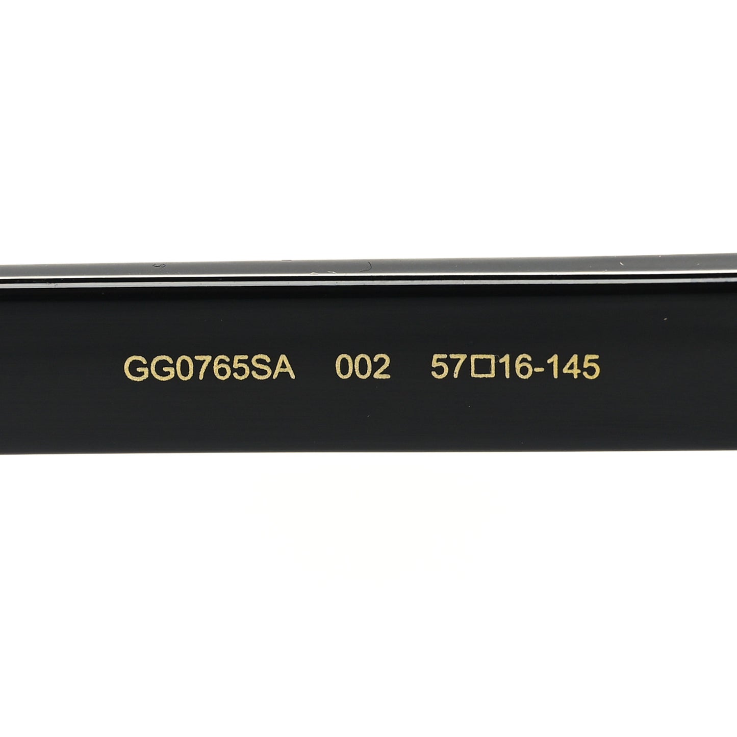 Acetate Square Sunglasses GG0765SA Black