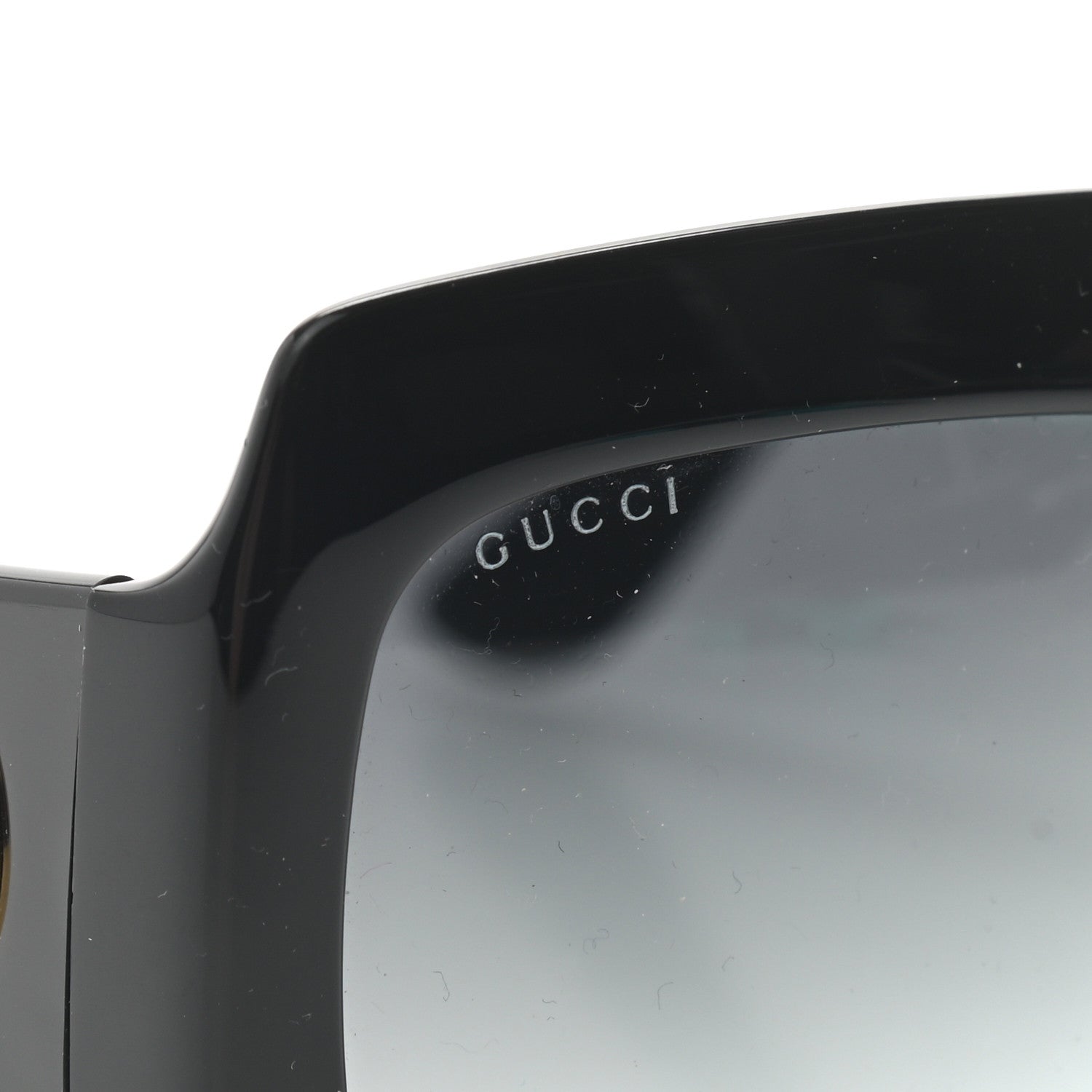 Gucci Acetate Square Frame Sunglasses GG0053S Black 6 of 6