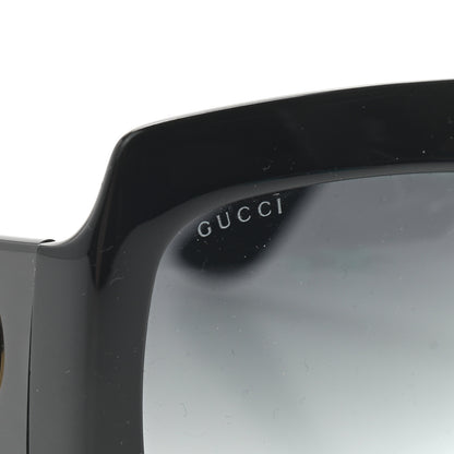 Gucci Acetate Square Frame Sunglasses GG0053S Black 6 of 6