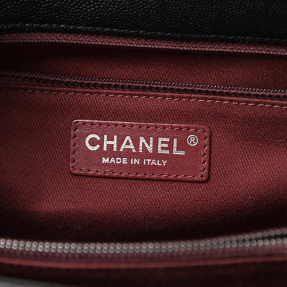 Chanel Caviar Quilted Large Coco Handle Flap Black 6 of 11