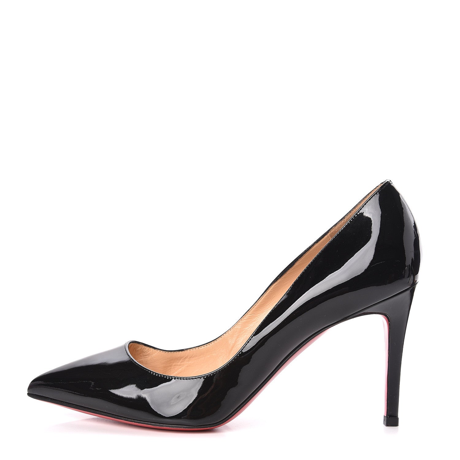 Christian Louboutin Patent Pigalle 85 Pumps 38.5 Black 1 of 10