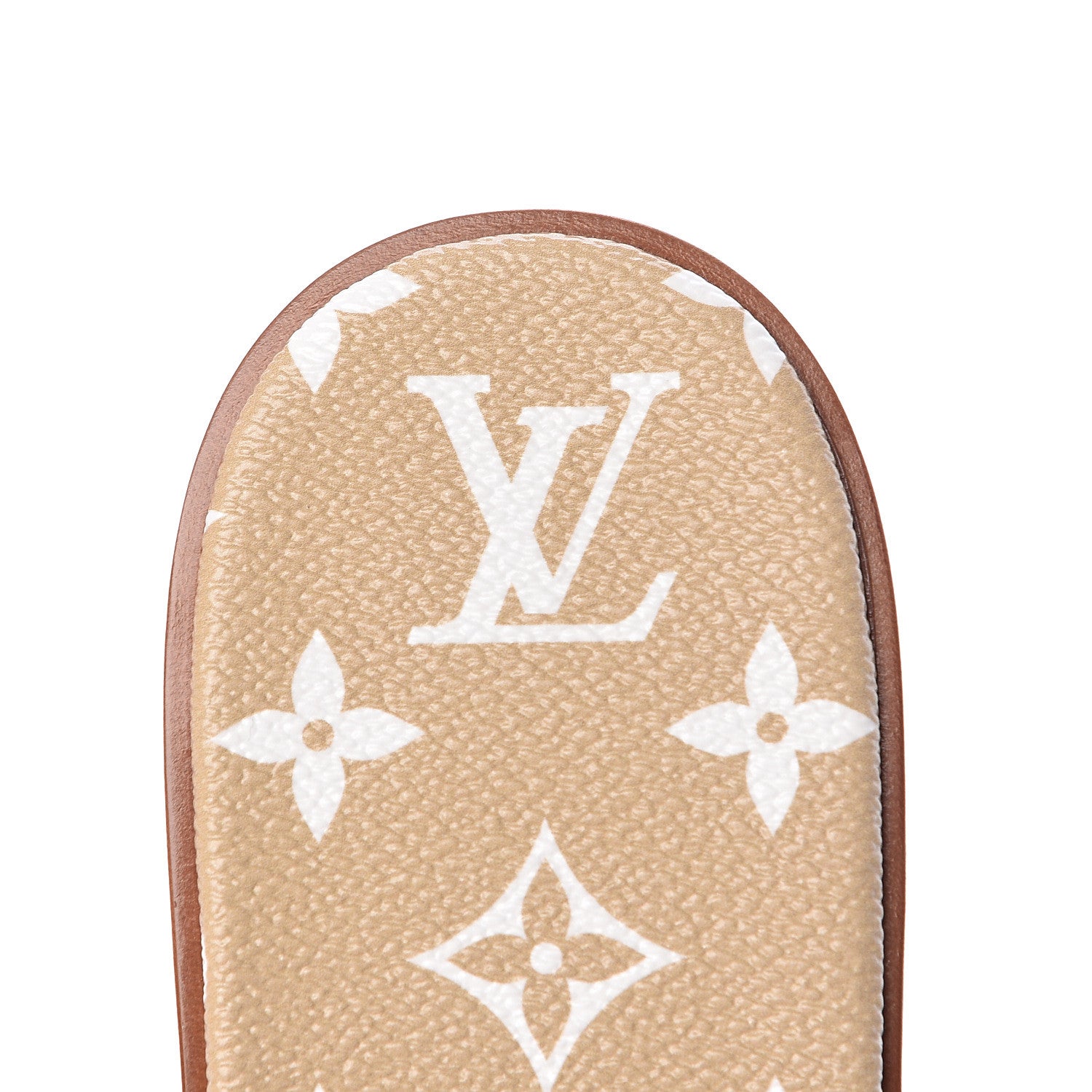 Louis Vuitton Monogram Giant Lock It Flat Mule 38 Kaki 6 of 8