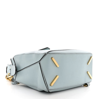Loewe Calfskin Small Puzzle Bag Light Blue 4 of 12