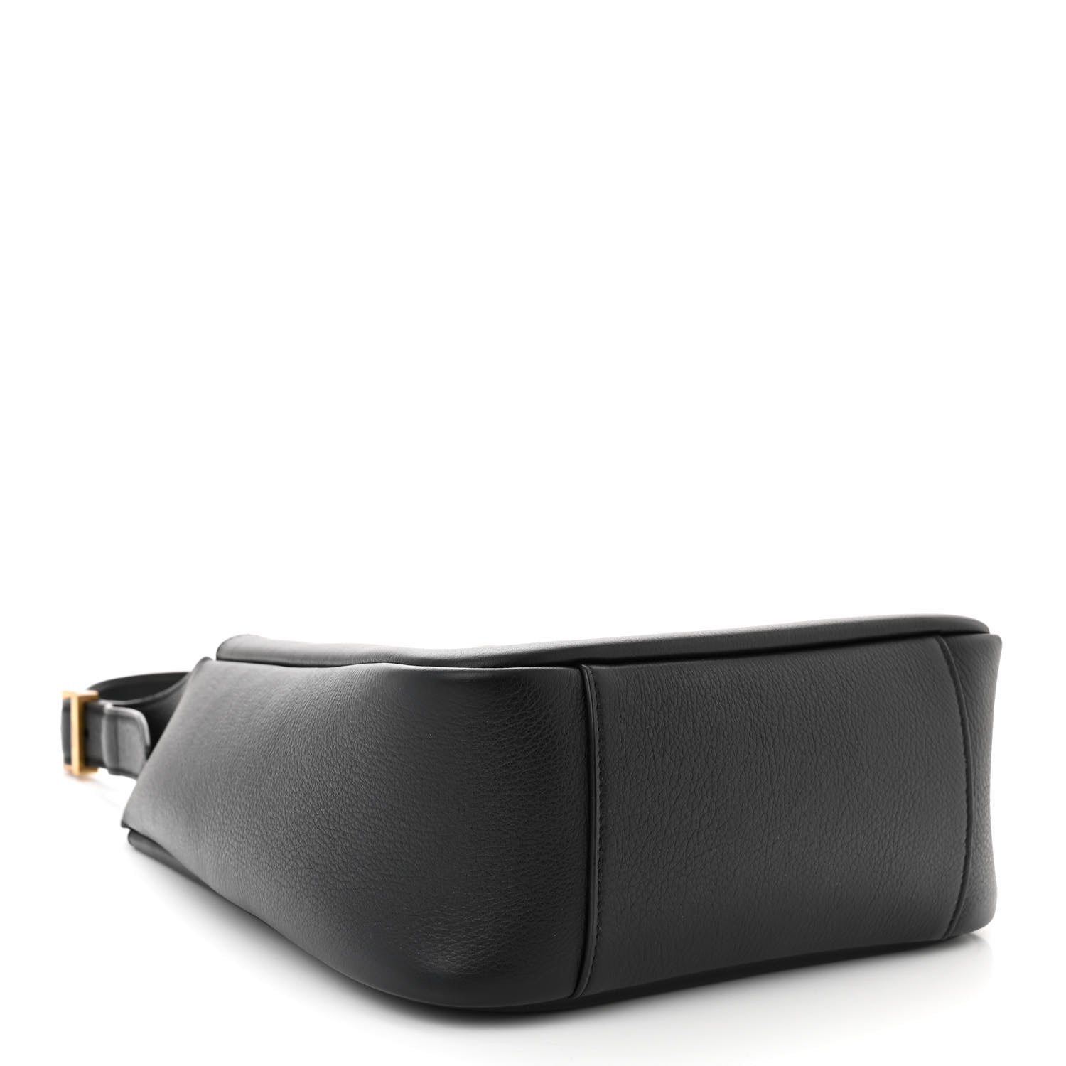 Saint Laurent Smooth Calfskin Small Le 5 A 7 Soft Hobo Black 4 of 11
