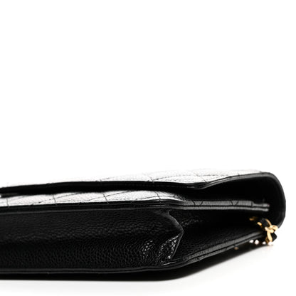 Chanel Caviar Quilted Wallet on Chain WOC Black 11 of 12