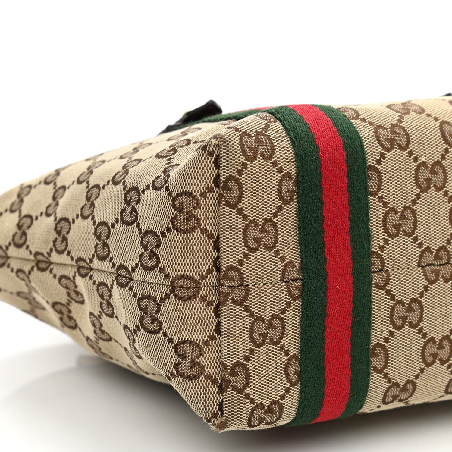 Gucci Monogram Small Jolicoeur Tote Dark Brown 7 of 10