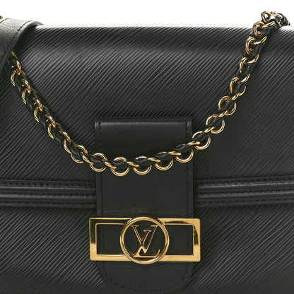 Louis Vuitton Epi Dauphine MM Black 7 of 9