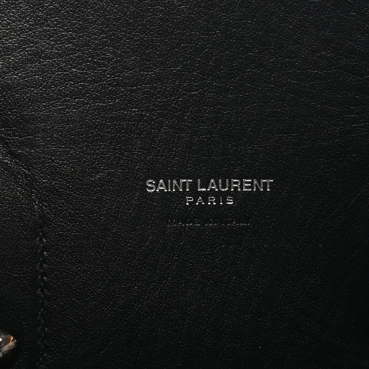 Grained Calfskin Small Sac De Jour Black