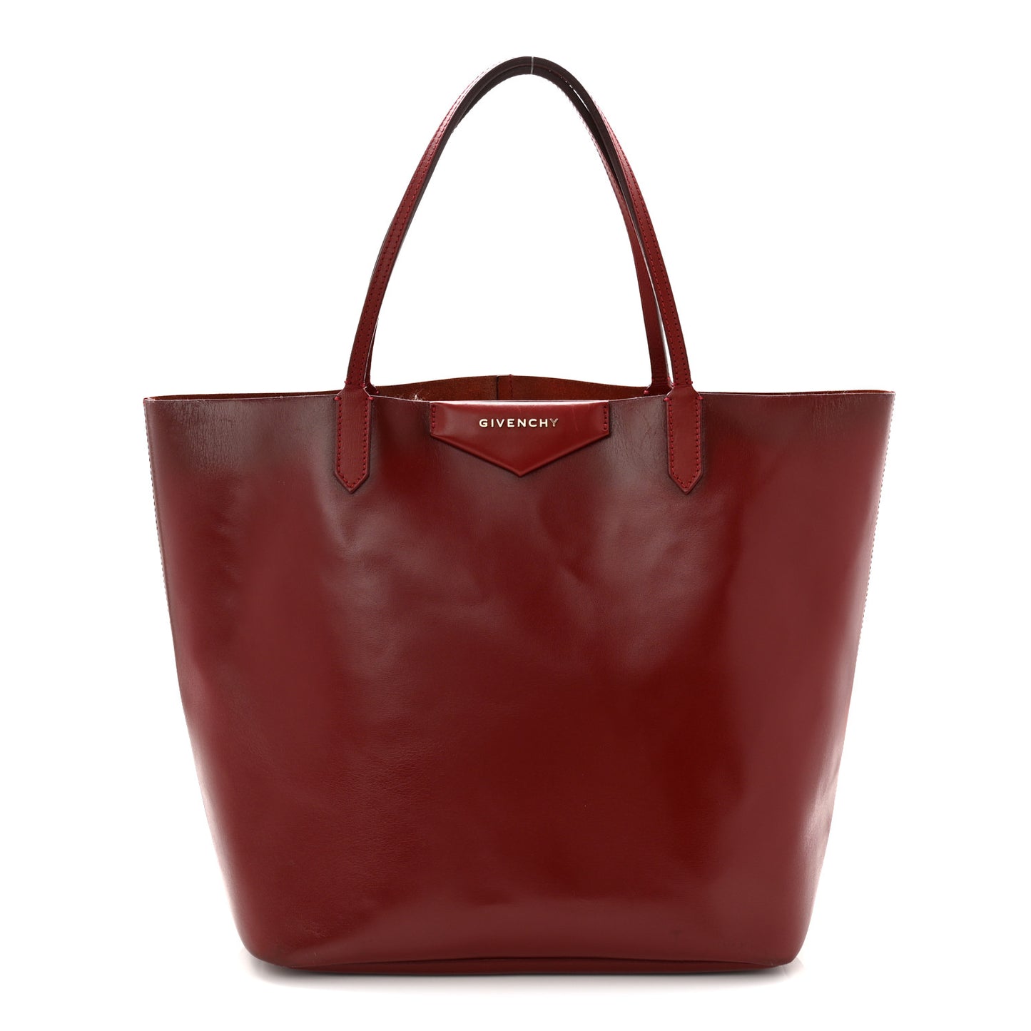 Calfskin Medium Antigona Tote Bordeaux