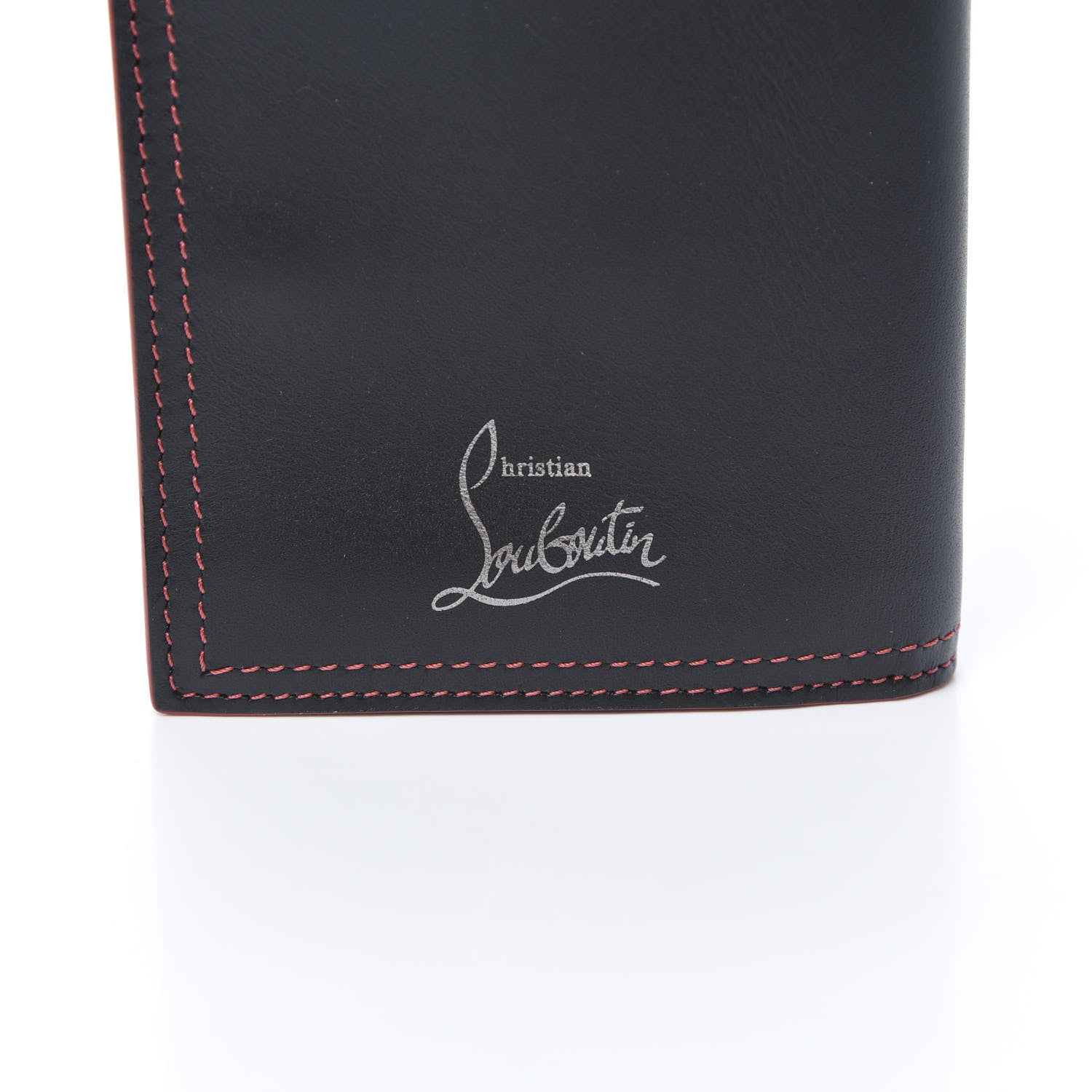 Christian Louboutin Calfskin Bi-Fold Wallet Black 6 of 10