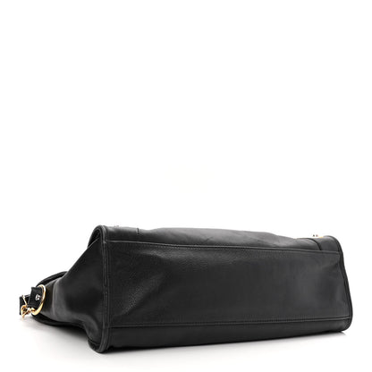 Balenciaga Veau Amp Plate Gold Hardware City Black 4 of 12