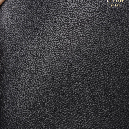 Celine Soft Grained Calfskin Sangle Bucket Bag Black 10 of 10