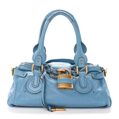Chloe Calfskin Medium Paddington Satchel Light Blue 1 of 12