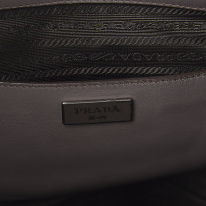 Prada Calfskin Studded Shopping Tote Marmo 8 of 10