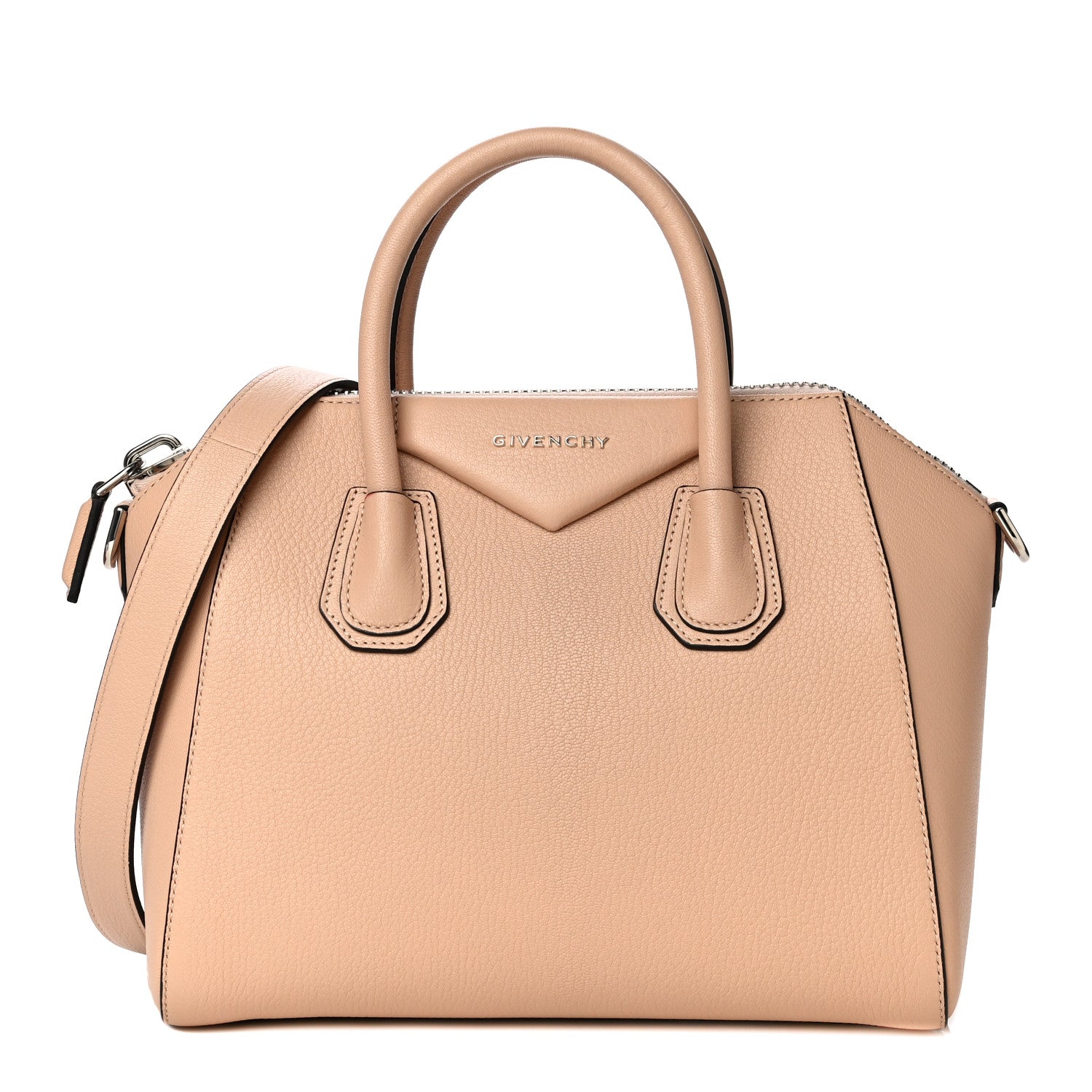 Givenchy Sugar Goatskin Small Antigona Light Beige 1 of 16