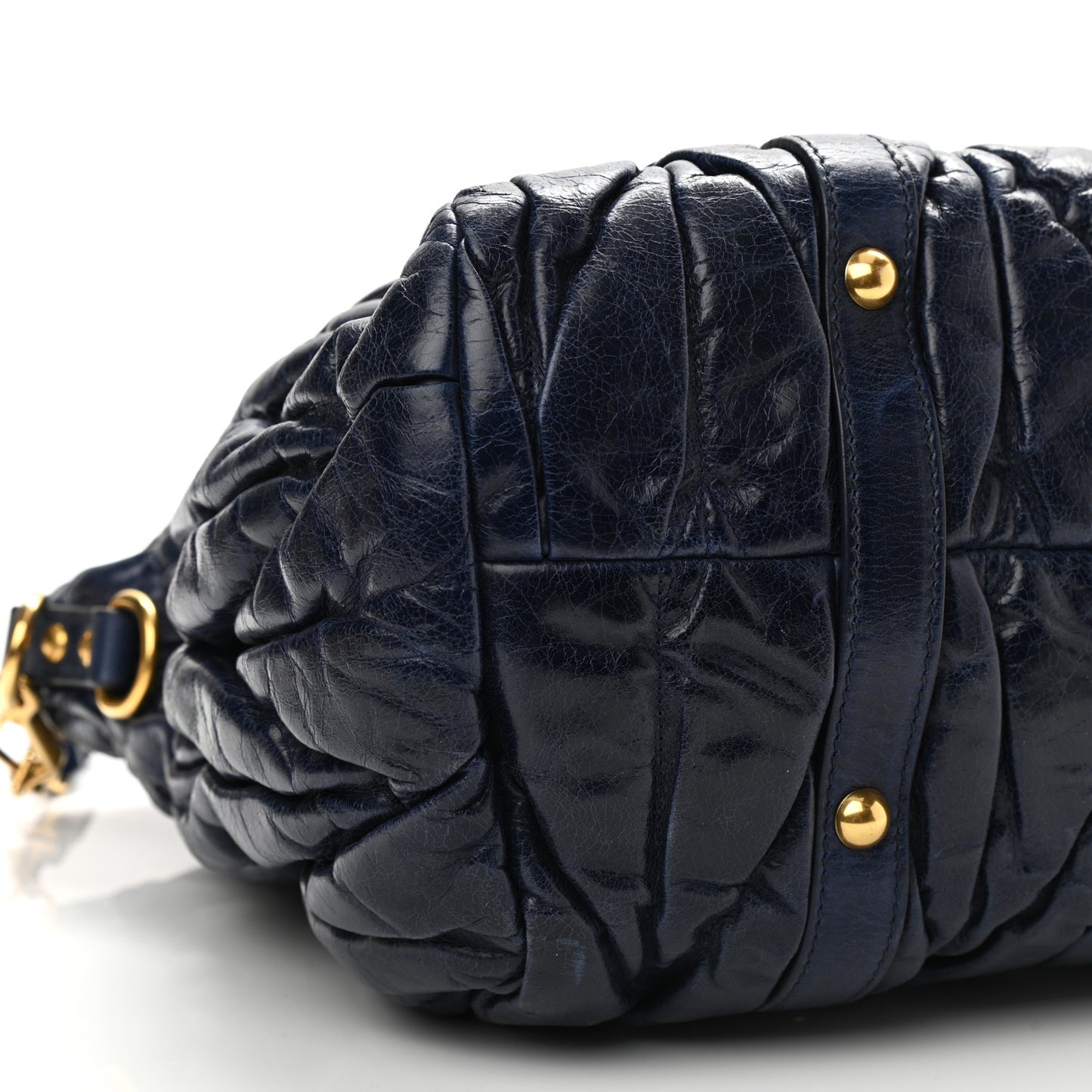 Nappa Matelasse Shopping Tote Inchiostro