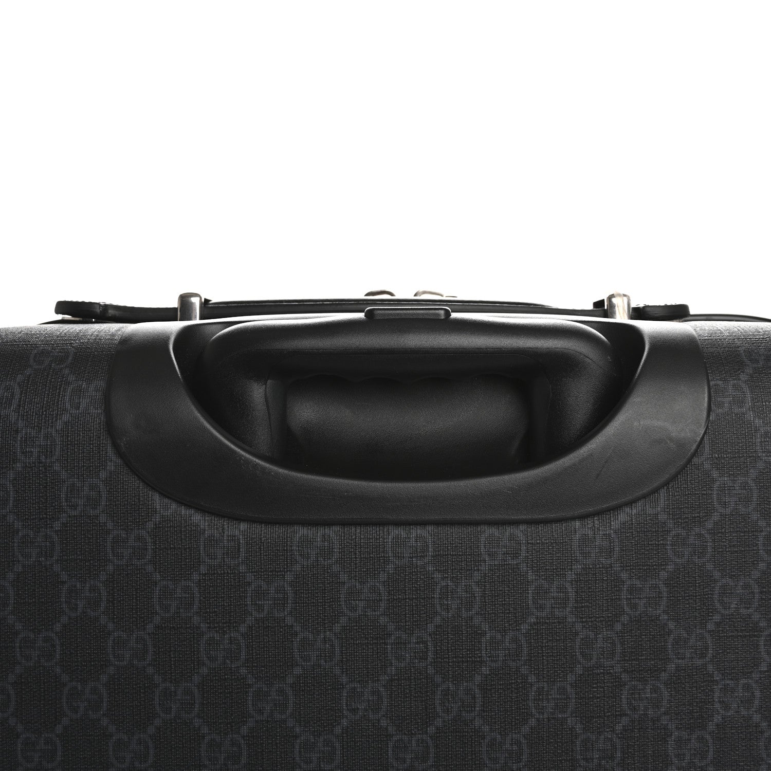 Gucci GG Supreme Monogram Gran Turismo Suitcase Black Grey 12 of 13