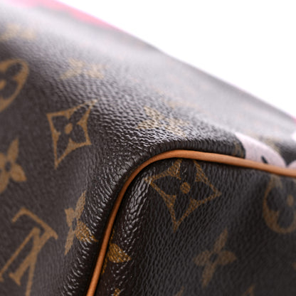 Louis Vuitton Monogram Bay Speedy 30 Rose Ballerine Poppy 11 of 16