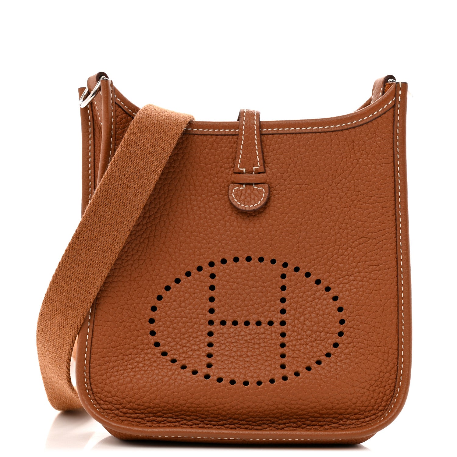 Hermes Taurillon Clemence Evelyne TPM Gold 1 of 14