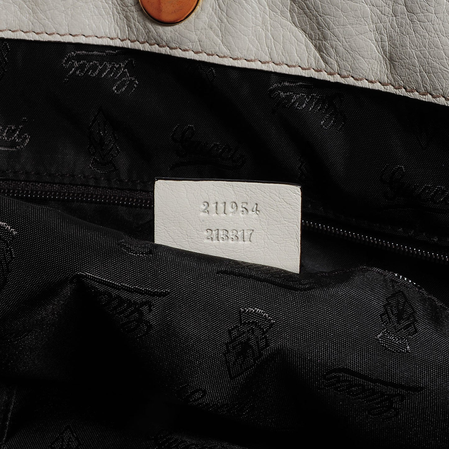 Monogram Large Tribeca Tote Off White