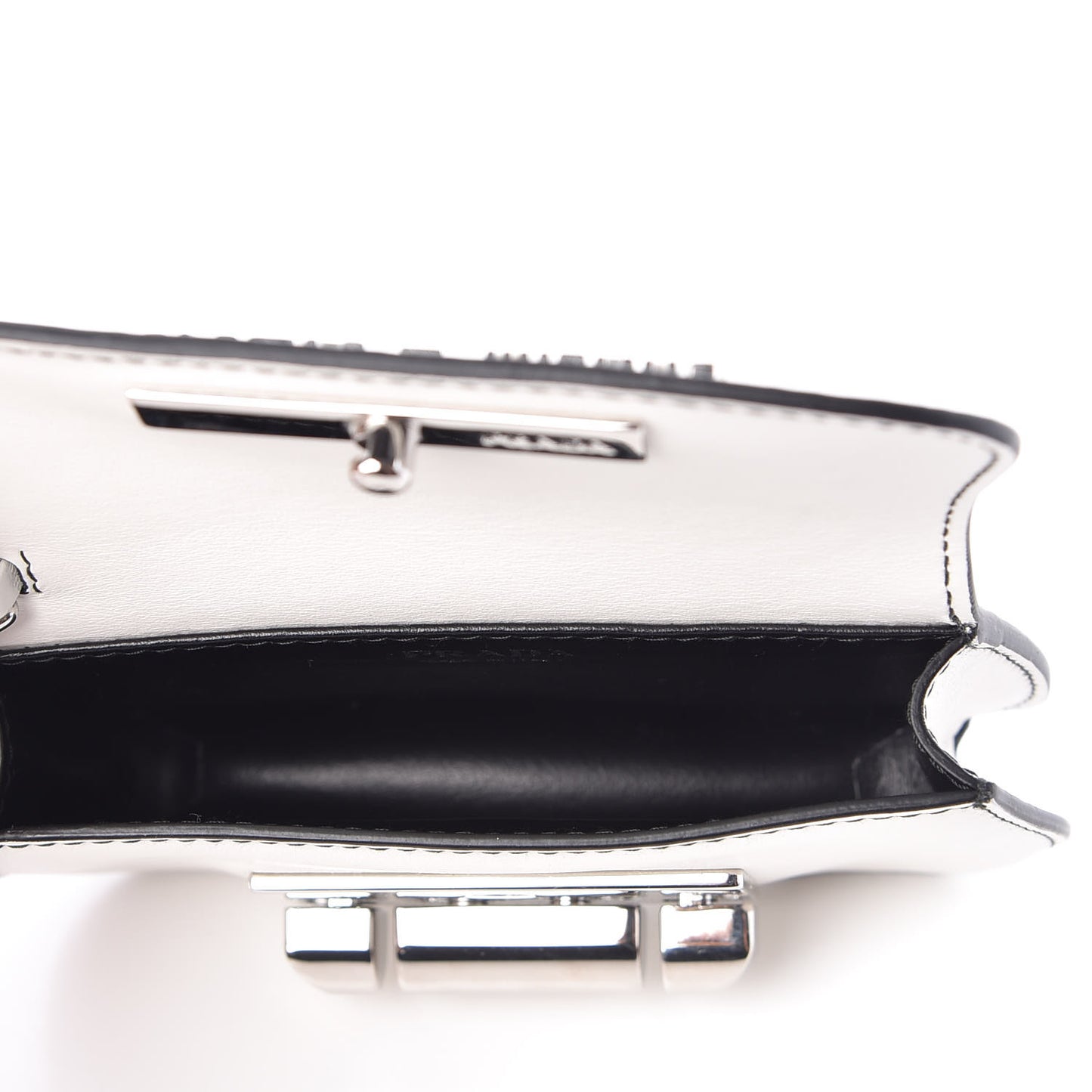 City Calfskin Micro Sidonie Belt Bag 85 34 White Black