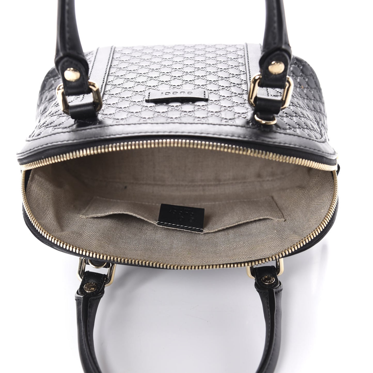 Microguccissima Mini Dome Bag Black