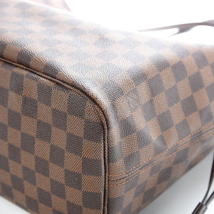 Louis Vuitton Damier Ebene Neo Neverfull MM Rose Ballerine 11 of 16