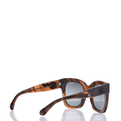 Chanel Mirror CC Sunglasses 5357 Brown 4 of 8
