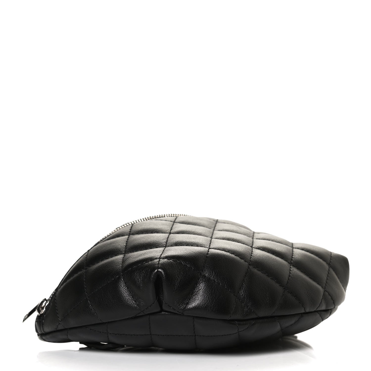 Chanel Lambskin Quilted Waist Belt Bag Black 4 of 12