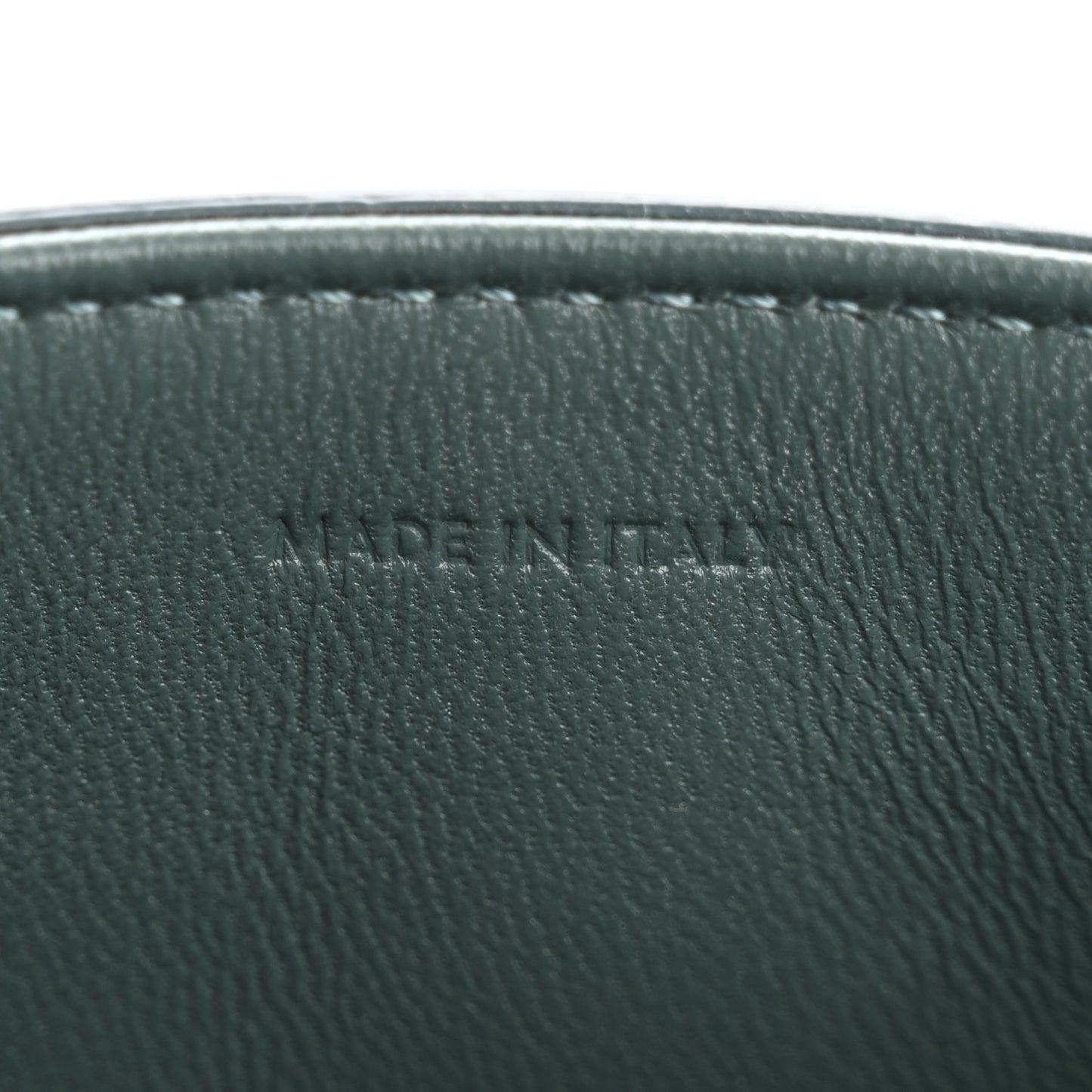 Shiny Calfskin Teen Triomphe Petrol