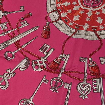 Hermes Silk Les Cles Scarf 90 4 of 6