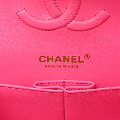 Chanel Caviar Quilted Medium Double Flap Pink 6 of 10