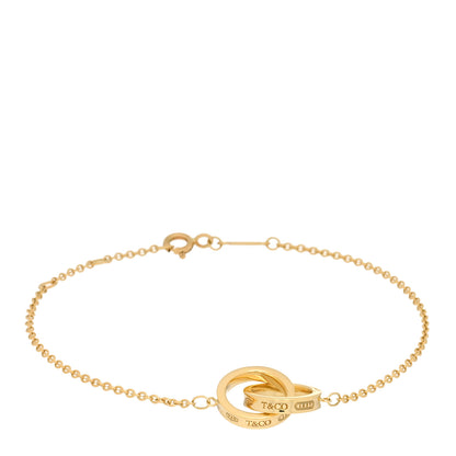 Tiffany 18K Yellow Gold 1837 Interlocking Circles Bracelet 1 of 3