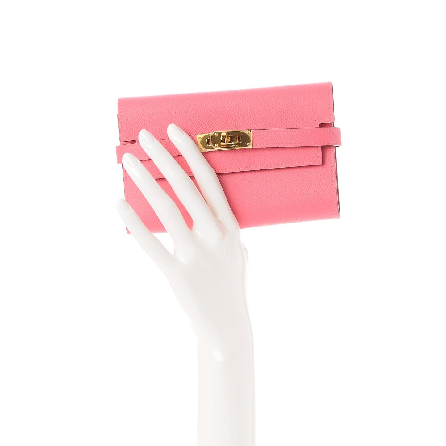 Epsom Kelly Medium Wallet Rose Azalee