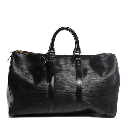 Louis Vuitton Epi Keepall 45 Black 1 of 6