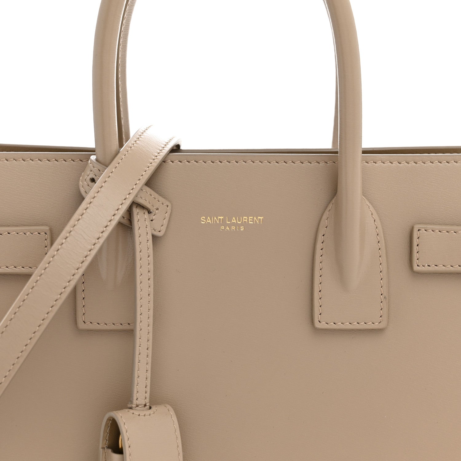 Saint Laurent Calfskin Baby Sac De Jour Dark Beige 8 of 11