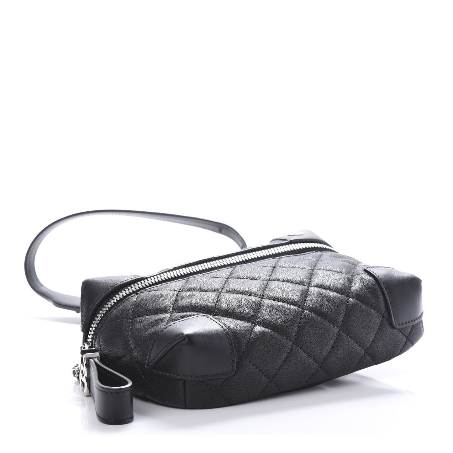 Caviar Quilted Belt Bag Black