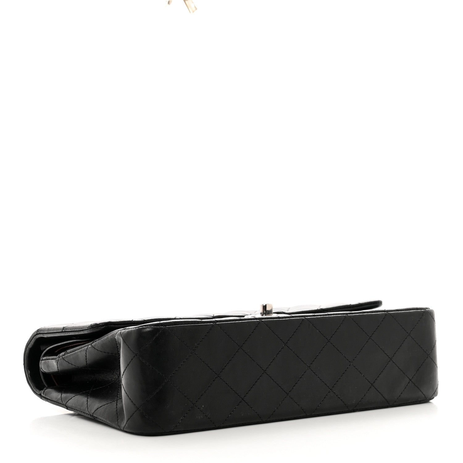 Chanel Lambskin Quilted Medium Double Flap Black 4 of 10