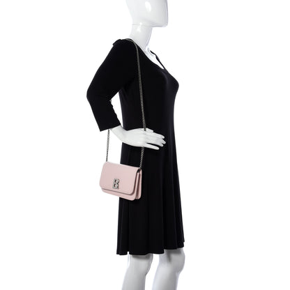 Balenciaga Smooth Calfskin B Wallet on Chain Light Rose 2 of 7