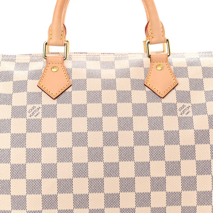 Louis Vuitton Damier Azur Speedy 30 7 of 9